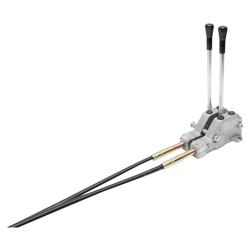 Distribuitor hidraulic cu 2 manete, lungime cablu 2.5m presiune 250 bar debit 80L/min Breckner Germany